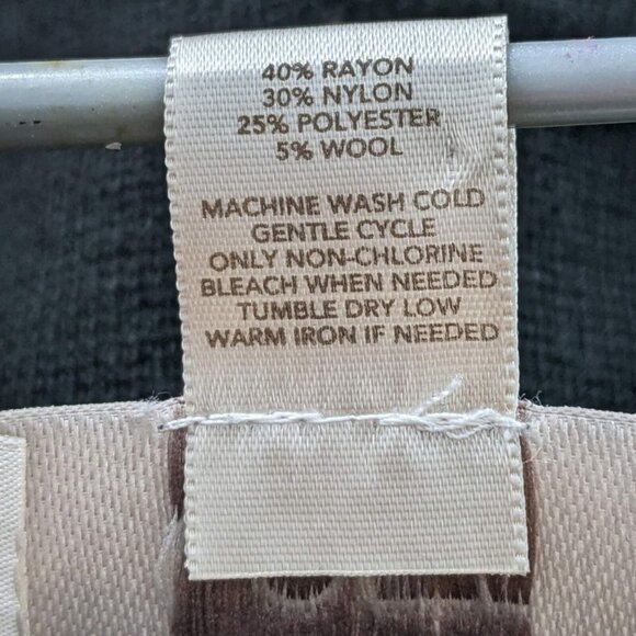 Ann Taylor Loft Black & Tan Stripes Sweater Dress Size Medium M - Picture 4 of 7